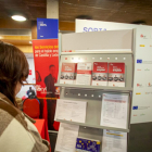 Primera cita de la Feria de Empleo organizada por la Cámara de Comercio en Soria, en marzo.