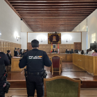 Quinta jornada de celebración del juicio cono jurad popular en la Audiencia Provincial de Soria.