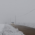 Niebla y hielo en la provincia de Salamanca.