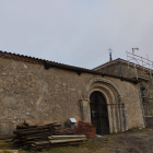 Obras de la ermita del Cristo de Santa María de las Hoyas.