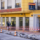 Entrada principal a la actual Comisaría Provincial de Soria.