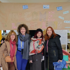 Participantes en el programa Erasmus+ llegados al Colegio 12 Linajes de Soria desde Grecia.