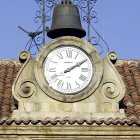 Reloj del Centro Cultural del Palacio de la Audiencia de Soria.