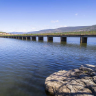 Embalse de la Cuerda del Pozo este miércoles.