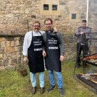 Vinuesa se volcó en su parrillada solidaria a beneficio de Manos Unidas.