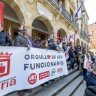 Protesta de los trabajadores municipales