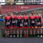 El equipo femenino del Triatlón Soriano.