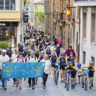 Las ciclistas recibieron una gran acogida a su llegada