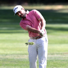 El golfista soriano Daniel Berná durante una competición.