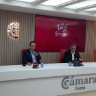 Martínez García y Santamaría en la Cámara de Comercio.