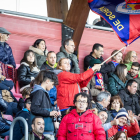 Aficionados del Numancia el pasado domingo en Los Pajaritos.