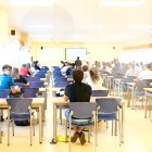 Jóvenes se presentan a la prueba para el acceso a la Universidad.