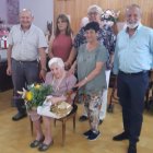 Leonor, en la residencia durante la celebración.