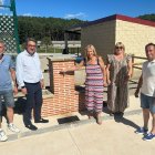 José Antonio Lucas, Jesús Ángel Peregrina, Yolanda de Gregorio, María José Jiménez y Luis José Lucas en las nuevas instalaciones.