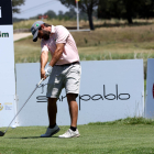 Daniel Berná durante la competición en el campeonato madrileño.