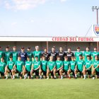 Foto del Numancia B durante el comienzo de la pretemporada.