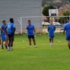 Sergio González se dirige a sus jugadores durante un entrenamiento.