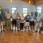 Los ganadores del torneo disputado en el Club de Golf Soria en sus diferentes categorías.