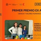 Premio para tres exalumnos del IES Castilla de Soria en un concurso sobre ciencia.