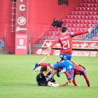 El Numancia empató a un gol con el Escobedo.