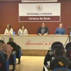 Apertura de los actos de aniversario del centro en el Campus de Soria.