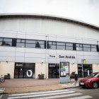 Exterior de las instalaciones del polideportivo San Andrés.
