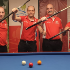 Integrantes del club soriano que participan en Montijo.