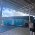 Autobús de ALSA en la estación de autobús de El Burgo de Osma.