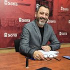 El concejal de Hacienda, Javier Muñoz, en la presentación de las cuentas.