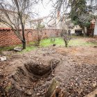 Patio trasero de la vivienda de Manuel.