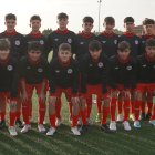 La selección Sub-14 durante uno de sus entrenamientos.