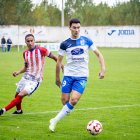 Ángel Cervero en un encuentro de esta temporada con el Almazán en La Arboleda.