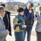 Visita de la ministra de Vivienda a la parcela de Elio Antonio de Nebrija.