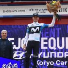 Iván Romeo como ganador de la tercera etapa de la Volta a la Comunitat Valenciana.