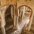 Espectacular interior de la ermita de San Baudelio.