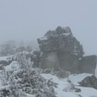 Nieve en la subida al Pico Tres Provincias.