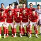 Once del Laredo en la última jornada ante el Salamanca.