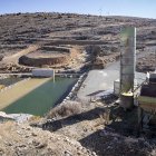 Estado en el que quedaron las obras de la presa de San Pedro.