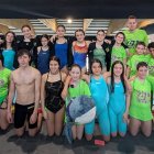 Los representantes del C.D. 27 Grados durante la competición celebrada en Ávila.