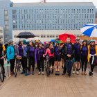 La asociación Pedalovida en una de sus marchas.