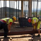Trabajadores de la construcción.