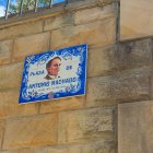 Machado y Leonor engalanan los nombres de sus calles con motivo del año machadiano.