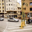 Los semáforos que hoy regulan el tráfico entre las calles Tejera y Las Casas.