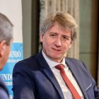 El secretario autonómico del PSOECyL, Carlos Martínez Mínguez, en el Club de Prensa Conversaciones Políticas de El Mundo de Castilla y León.