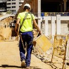 Trabajador en una obra.