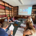 El patronato del Caep Soria reunido este jueves.