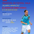 Cartel del Torneo de Futbol Sala 24 horas 'Àlvaro Aparicio'
