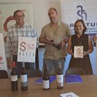 Delgado, Moreno, Cedazo, Jiménez y Tierno en la presentación de la Ruta del Torrezno.