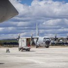 Foto de archivo del aeródromo de Garray con un Hércules.