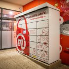 Taquillas para recoger los pedidos online en el Mercado Municipal.